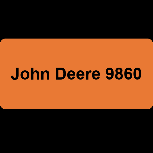 John Deere 9860